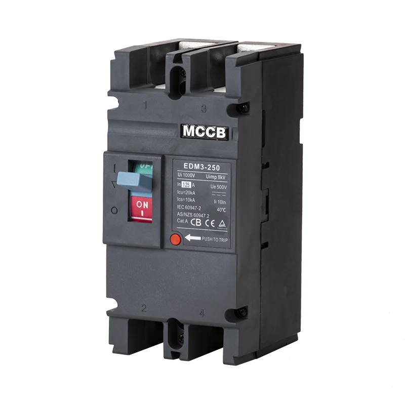 250A Breaker DC500V MCCB z obudową na PC