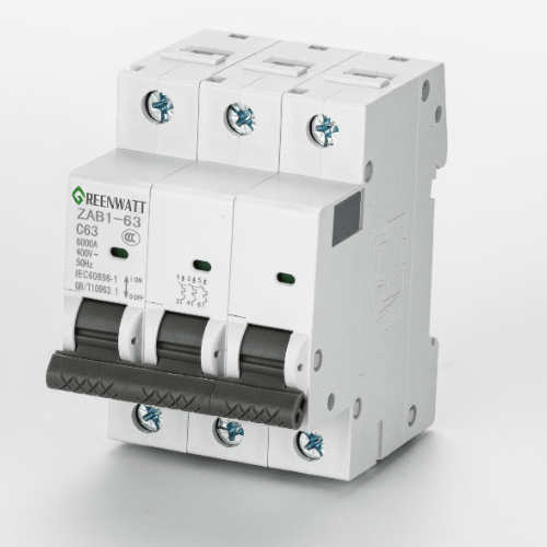 AC MCB 1P 233V 400V 6KA Mini obwód przełącznika powietrza