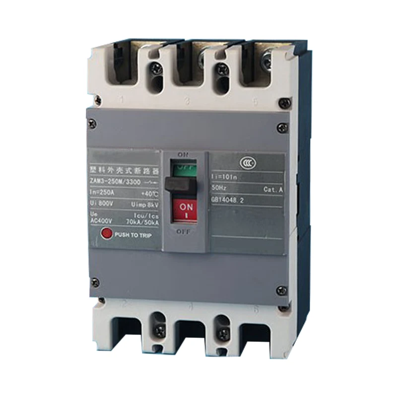 AC400V MCCB 250A 3 biegun