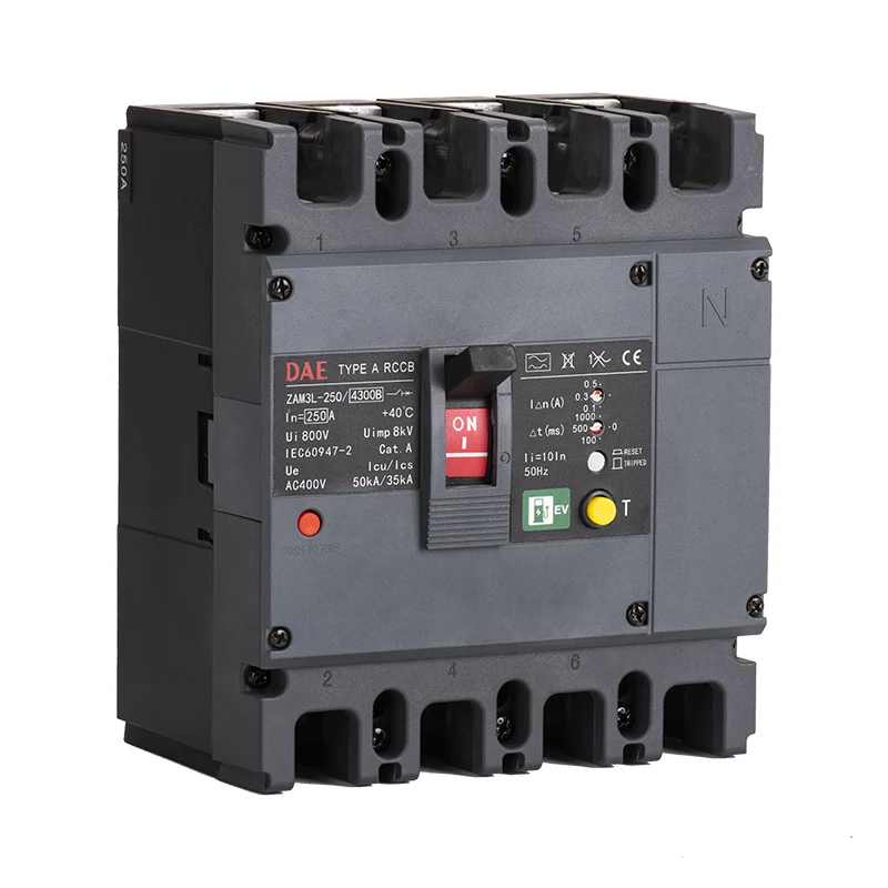 RCCB typu A dla EV Charger